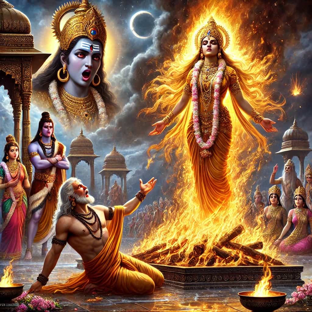 Goddess Satis self immolation Goddess Satis self immolation